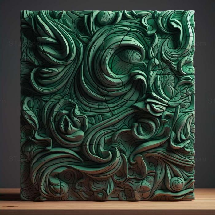 Patterns and decorations (stl green 3, PATTERN_1699) 3D models for cnc